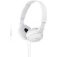 White SONY MDRZX110APW Headphones