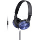 Blue SONY MDRZX310APL Headphones