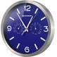 Bresser DCF 25 cm Thermohygrometer Clock Blue Mytime
