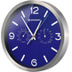 Bresser DCF 25 cm Thermohygrometer Clock Blue Mytime