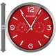 Bresser DFC Clock Thermohigrometer Mytime Red