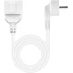 Nanocable 2m White 2m Power Cable