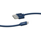 Polo Collection Lightning data cable and charger Blue