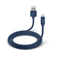 Polo Collection Lightning data cable and charger Blue