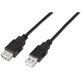 USB (A) USB Extender Cable (A) 2.0 Aisens 3m Black