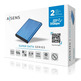 External Box 2.5 '' USB 3.1 SATA Aisens Aluminium Blue ASE-2525BLU