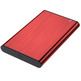 Outer Box 2.5 '' USB 3.1 SATA Aisens Aluminium Black ASE-2525RED