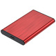 Outer Box 2.5 '' USB 3.1 SATA Aisens Aluminium Black ASE-2525RED