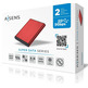 Outer Box 2.5 '' USB 3.1 SATA Aisens Aluminium Black ASE-2525RED