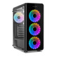 Mid tower case ATX NOX Hummer TGM Rainbow RGB