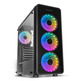 Mid tower case ATX NOX Hummer TGM Rainbow RGB