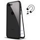 Magnetic Case with Tempered Glass iPhone 7/8 Plus Black