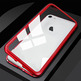 Magnetic Case with Tempered Glass iPhone 7/8 Plus Red