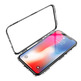 Magnetic Case with Tempered Glass iPhone X Black