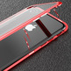 Magnetic Case with Tempered Glass iPhone X Red