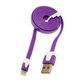 Transfer and Charging Cable for iPhone 5 Purple