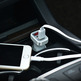 Car charger 2 USB With Led Display Hoco