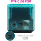 Hyperkin Retron SQ Beach Blue Console (Gameboy and GBA)