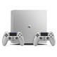 Playstation 4 Slim (500 GB) + 2 Dualshock 4 V2 Silver