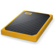 External hard disk SSD Western Digital My Passport Go 500 GB Yellow