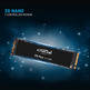 Crucial SSD Hard Disk 500GB P5 Plus 2.5 '' PCIE M2 2280SS