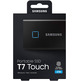 Hard disk SSD Samsung T7 Touch 2TB Black