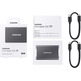 External Disk SSD Samsung Portable T7 1TB USB 3.2 Grey