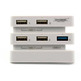 2 to 5 port (2.0 3.0) USB HUB Adapter PS4 Pro (Dobe) White