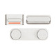 Replacement Button Set iPhone 5 Silver