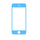 Front Glass for iPhone 5/5S/5C/SE Light Blue