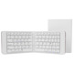 Leotec Mini Bluetooth Keyboard Plegable with White Battery