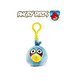 Angry Birds Keychain - Black Blue