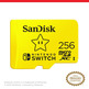 MicroSDXC 256GB Sandisk Switch Memory