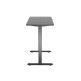 Table Gaming Electric Ergonomics Adjustable Height Black 120x60 - Equip
