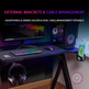 Table Gaming Mars Gaming MGD100RGB 100x60x74 cm Black