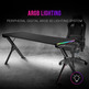 Table Gaming Mars Gaming RGB XL Black 160x60 cm