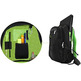 17 '' Keep Out BK7GXL Black/Green Laptop Backpack