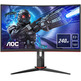 Monitor Gaming Curvo AOC C32G2ZE 31.5 " Full HD Black