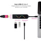 Nanocable Hub USB 3.1 Type C 10.16.0401 USB/USB-C/HDMI Black