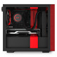 NZXT Case MINI ITX H210 Black-Red