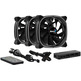 Pack 3 Fans Aerocool Astro Pro 12 cm + H66F HUB + Remote Command