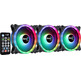 Pack 3 Fans Aerocool Duo Pro 12 cm + H66F HUB + Remote Command