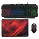 Pack Mars Gaming MCP118 (Keyboard + Mouse + Carpeting)