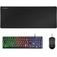 Pack Mars Gaming MCPX Keyboard H-Mech + Mouse + Black Carpeting