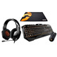 Nox Pack Gaming Keyboard + Mouse + Headset + Mouse Pad