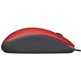 Logitech M110 Silent Mouse Red 1000 DPI Mouse
