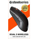 Mouse Steelseries Rival 3 18000DPI Black Optical Wireless