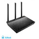 Wireless ASUS RT-AC66U router (Pack x2) Black