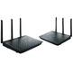 Wireless ASUS RT-AC66U router (Pack x2) Black