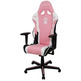 Chair Gaming DXRacer Racing Pink/White